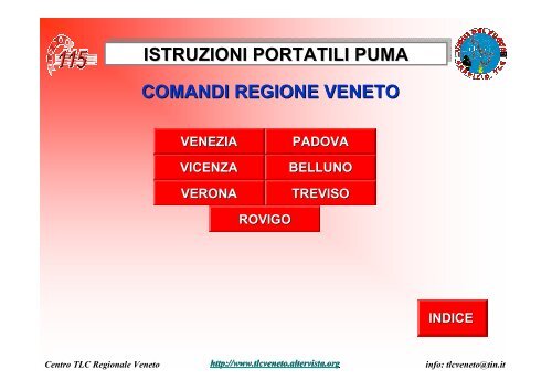 1 squadra - 2 squadra/trasponder - Centro TLC Veneto - Altervista