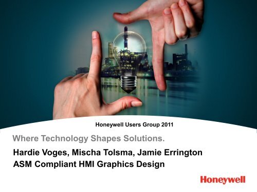 ASM Compliant HMI Graphics Design for ... - ASM Consortium