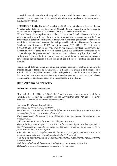 Pleno Extraordinario 08/04/2009 - Ajuntament d'Agost