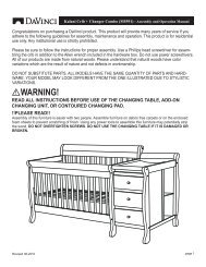 sorelle tuscany crib instructions
