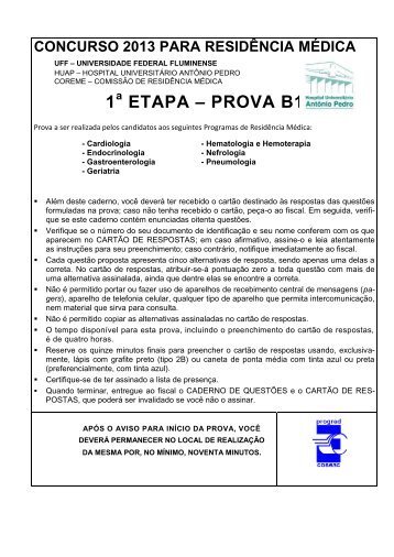 1 ETAPA â PROVA B1 - Uff