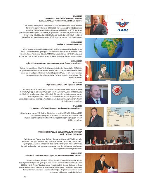 30. OLAĞAN GENEL KURULU - Türkiye Müteahhitler Birliği