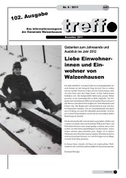 Ausgabe 6/2011 - Walzenhausen