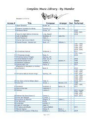 Complete Music Library-Number.pdf - Seward Concert Band