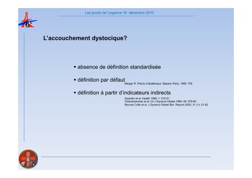 Accouchement dystocique - SMUR BMPM