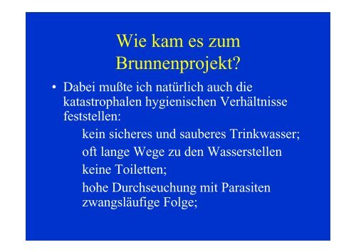 Vortrag von Dr. Bernhard Oehl, April 2005 - Togohilfe Leutesdorf eV