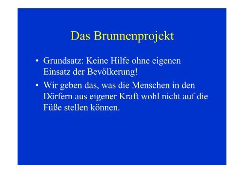 Vortrag von Dr. Bernhard Oehl, April 2005 - Togohilfe Leutesdorf eV