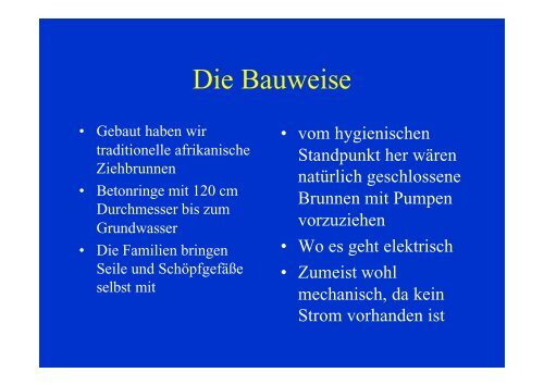 Vortrag von Dr. Bernhard Oehl, April 2005 - Togohilfe Leutesdorf eV