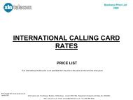 international calling card rates price list - XLN Telecom