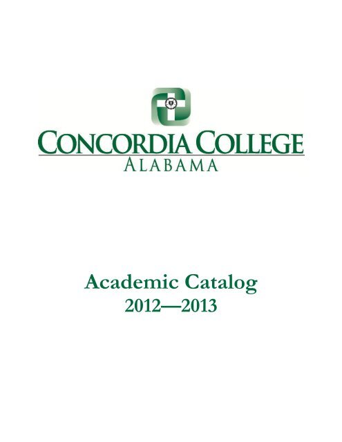 Academic Catalog - Concordia College