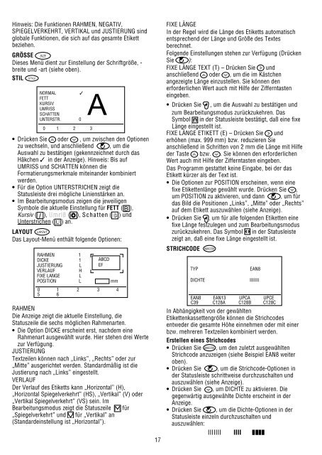 PDF-Datei Bedienungsanleitung DYMO ... - Office-Profishop