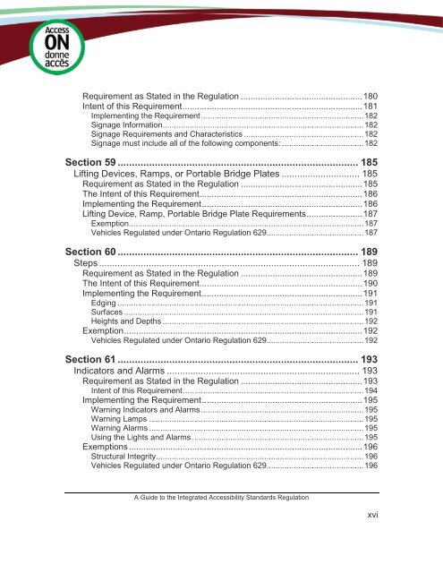 A Guide to the Integrated Accessibility Standards Regulation