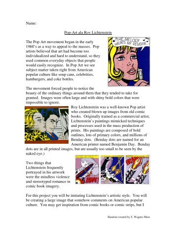 Lichtenstein Handout