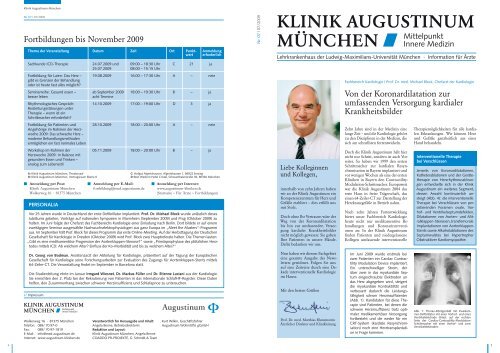 Newsletter Juli 2009 - Klinik Augustinum
