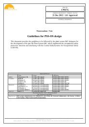 Guidelines for PSS-OS design - Iter