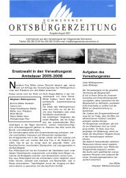 Ausgabe 1 - Ortsgemeinde Schmerikon