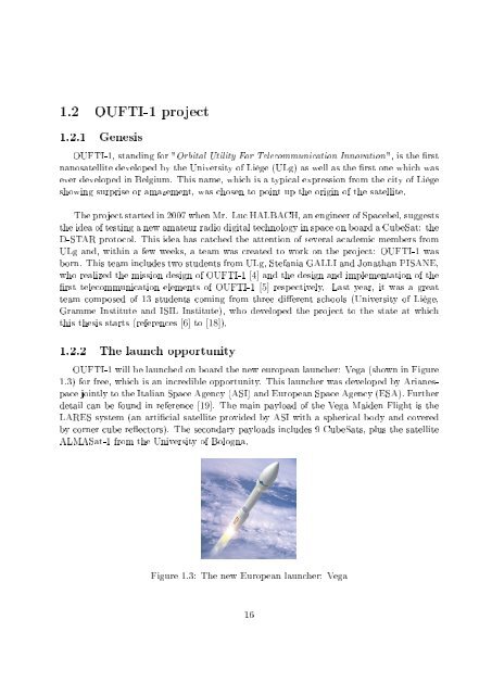 Master Thesis - OUFTI-1