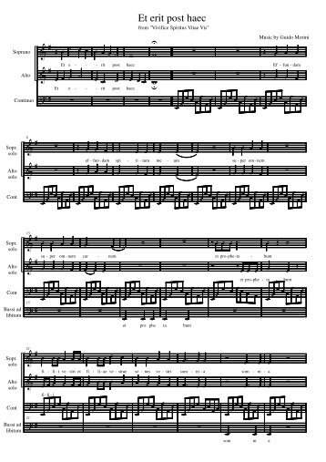 Finale 2005a - [Et erit post haec.MUS] - Koor & Stem