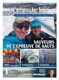 SAUVEURS DE L'ÃƒÂ‰PREUVE DE SAUTS PHILIPPE ... - L'ÃƒÂ‰cho du Lac