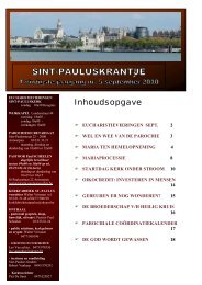 editie september 2010 van het Sint-Pauluskrantje