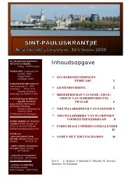 editie februari 2010 - Sint-Paulusparochie