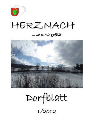 1. Ausgabe MÃƒÂ¤rz - Gemeinde Herznach