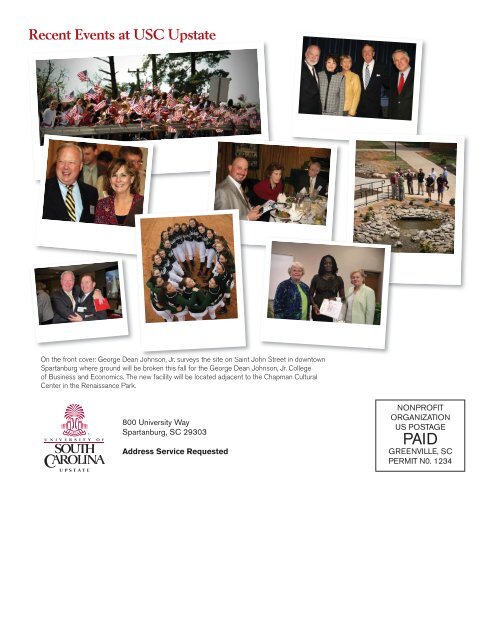 Spring 2008 PDF - University of South Carolina Upstate