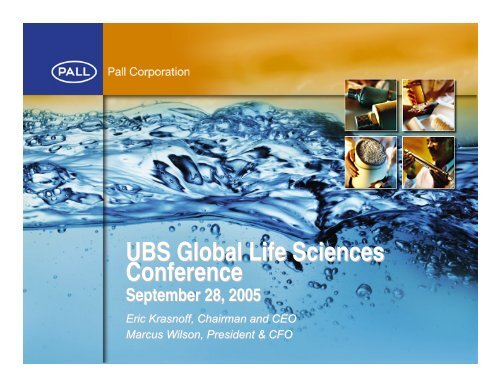 UBS Life Sciences Conference 2005 - Pall Corporation (PLL)