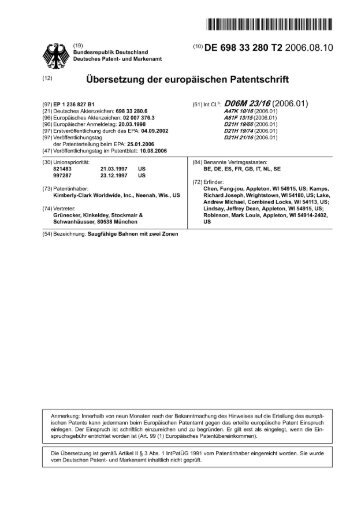 (97 (21 - Deutsches Patentdokumente - www.Patent-De.com