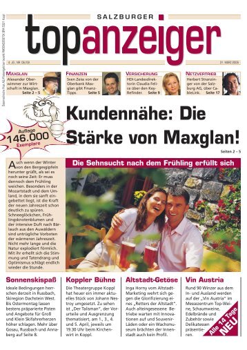 Kundennähe: Die Stärke von Maxglan! - Top Anzeiger