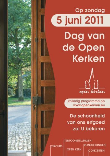 5 juni 2011 - Open kerken