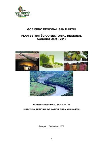 plan estrategico sectorial regional agrario - Gobierno Regional de ...