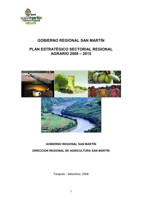 plan estrategico sectorial regional agrario - Gobierno Regional de ...