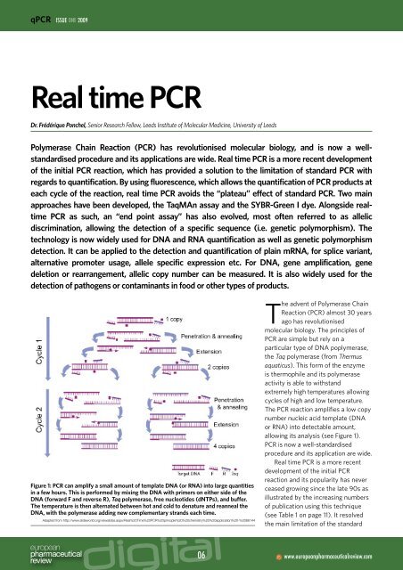 Real time PCR - European Pharmaceutical Review