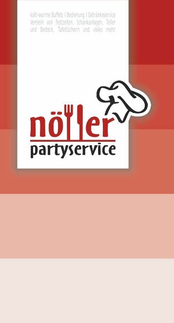 Speisenangebot als PDF Download (1082KB) - Partyservice Nöller