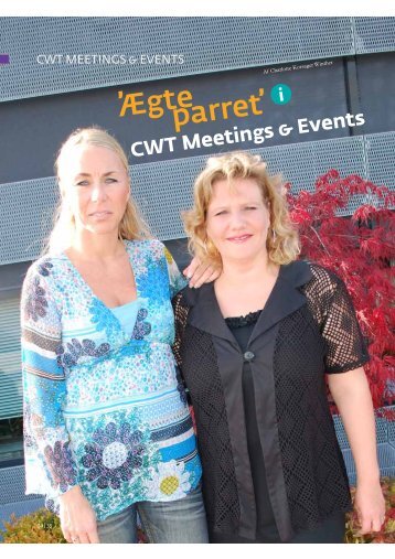 I CWT Meetings & Events transport-sektion sidder Karina Senika og ...