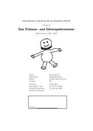 Das Prismen- und Gitterspektrometer - mehr-davon