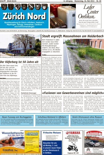 Stadt ergreift Massnahmen am Holderbach - Lokalinfo AG