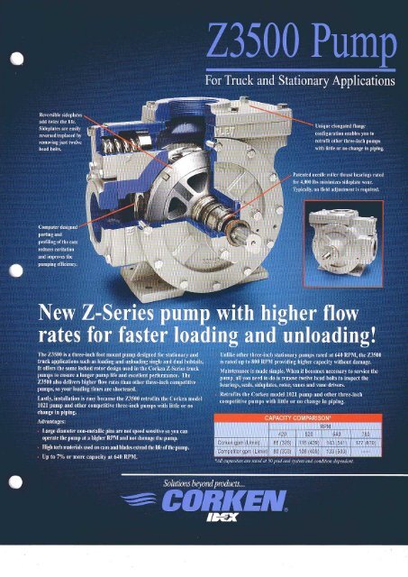 Corken Z3500 Brochure - Acme Fluid Handling