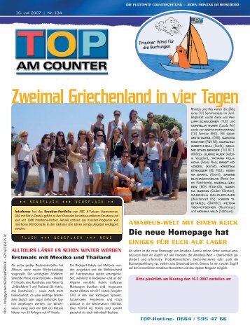 Zweimal Griechenland in vier Tagen - top am counter