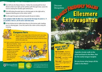 Ellesmere Extravaganza - Shropshire Walking