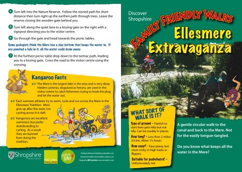 Ellesmere Extravaganza - Shropshire Walking