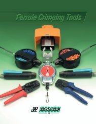 Product information Ferrule Crimping Tools - CONTA-CLIP