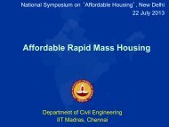 Affordable Rapid Mass Housing - Department of Civil Engineering ...
