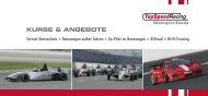 KURSE & ANGEBOTE - TopSpeedRacing