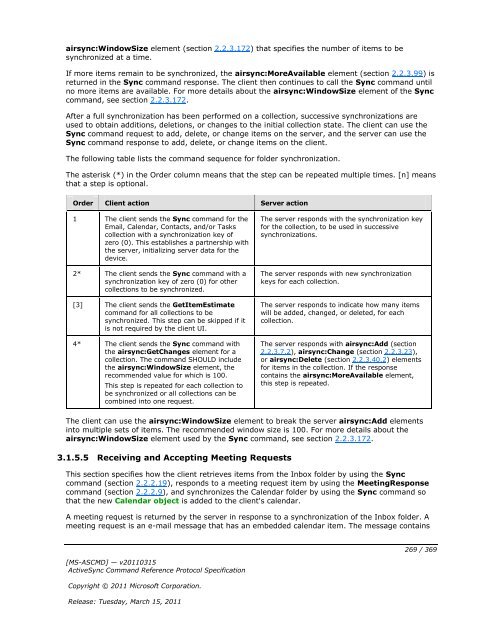 [MS-ASCMD]: ActiveSync Command Reference Protocol Specification