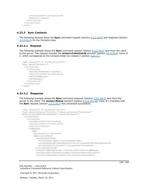 [MS-ASCMD]: ActiveSync Command Reference Protocol Specification