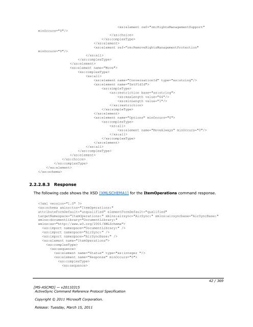 [MS-ASCMD]: ActiveSync Command Reference Protocol Specification