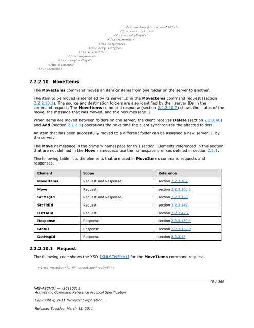 [MS-ASCMD]: ActiveSync Command Reference Protocol Specification