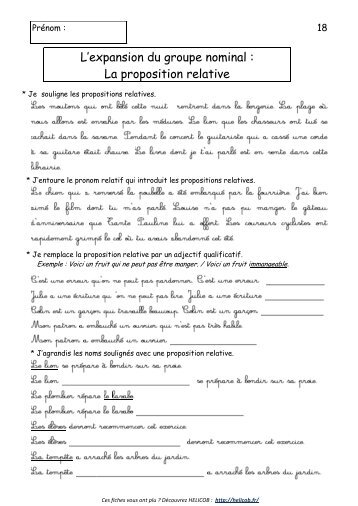 Grammaire 1 - Pass Education